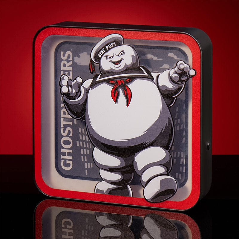 Framed Ghostbusters Stay Puft Lamp - Official Perspex Desk & Wall Light poster