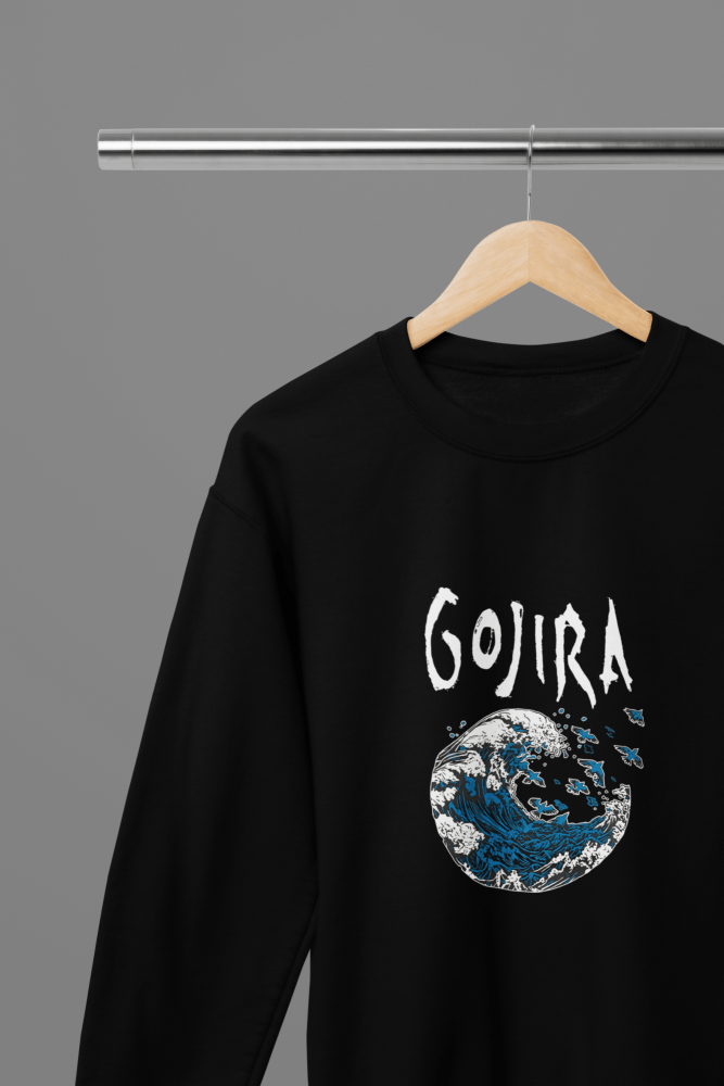 Gojira T-Shirt/Sweatshirt - Poster Kingz - S - Design 2 Sweatshirt - Black