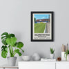 Framed Goldington Road Bedford Blues Stadium poster