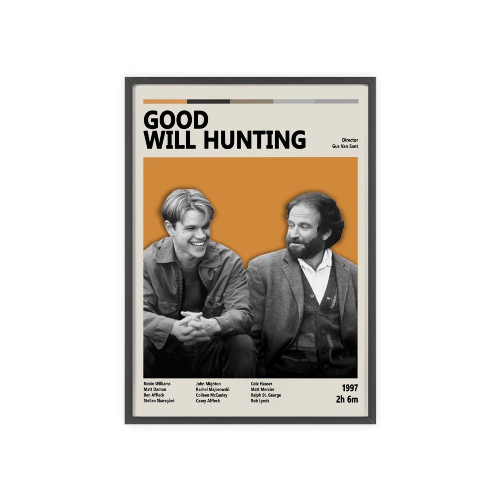 Good Will Hunting Minimalist Poster – Elegant Drama Art Print - Poster Kingz - A5 (unframed) - 