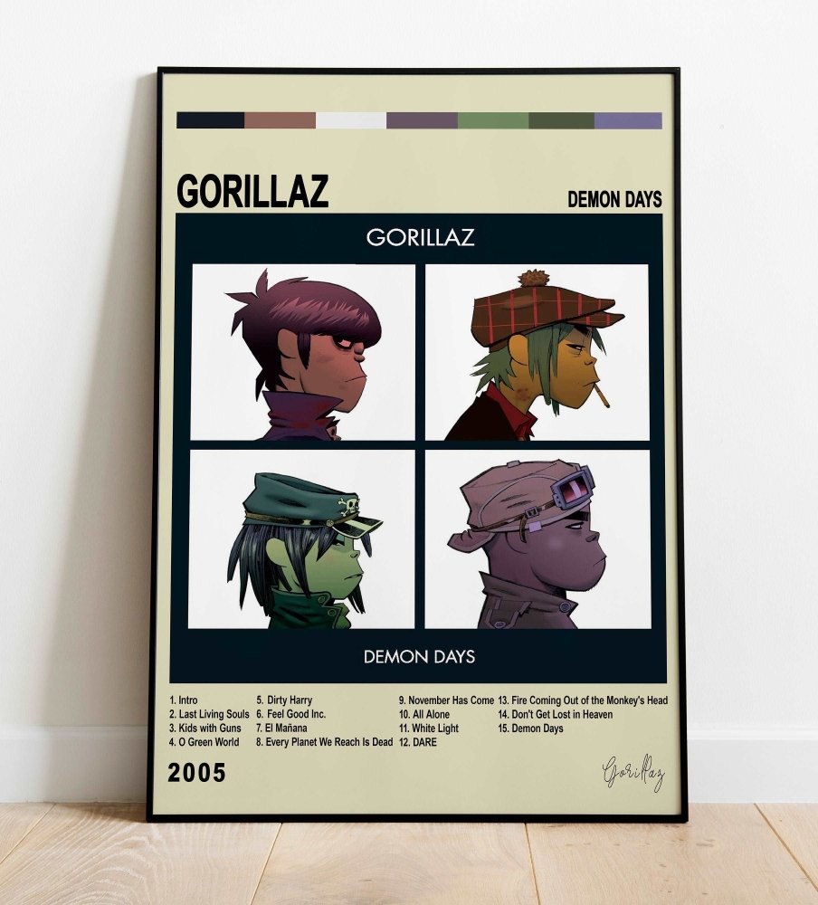 Gorillaz Collection Poster - Poster Kingz