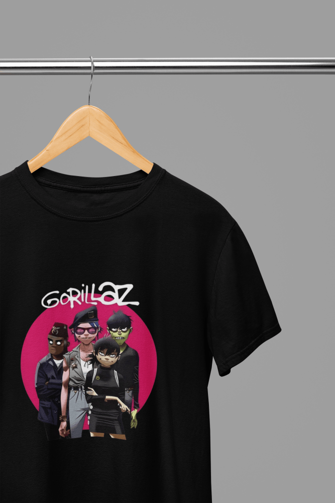 Gorillaz T-Shirt/Sweatshirt - Poster Kingz - S - Design 2 T-Shirt - Black