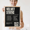Personalised Gig Poster - Lifestyle - held by a smiling woman
