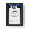 Graeme McDowell Celtic Manor 2010 Golf Poster - Caddie Bib Europe v USA Winning Point Print framed in a black frame, ready to hang