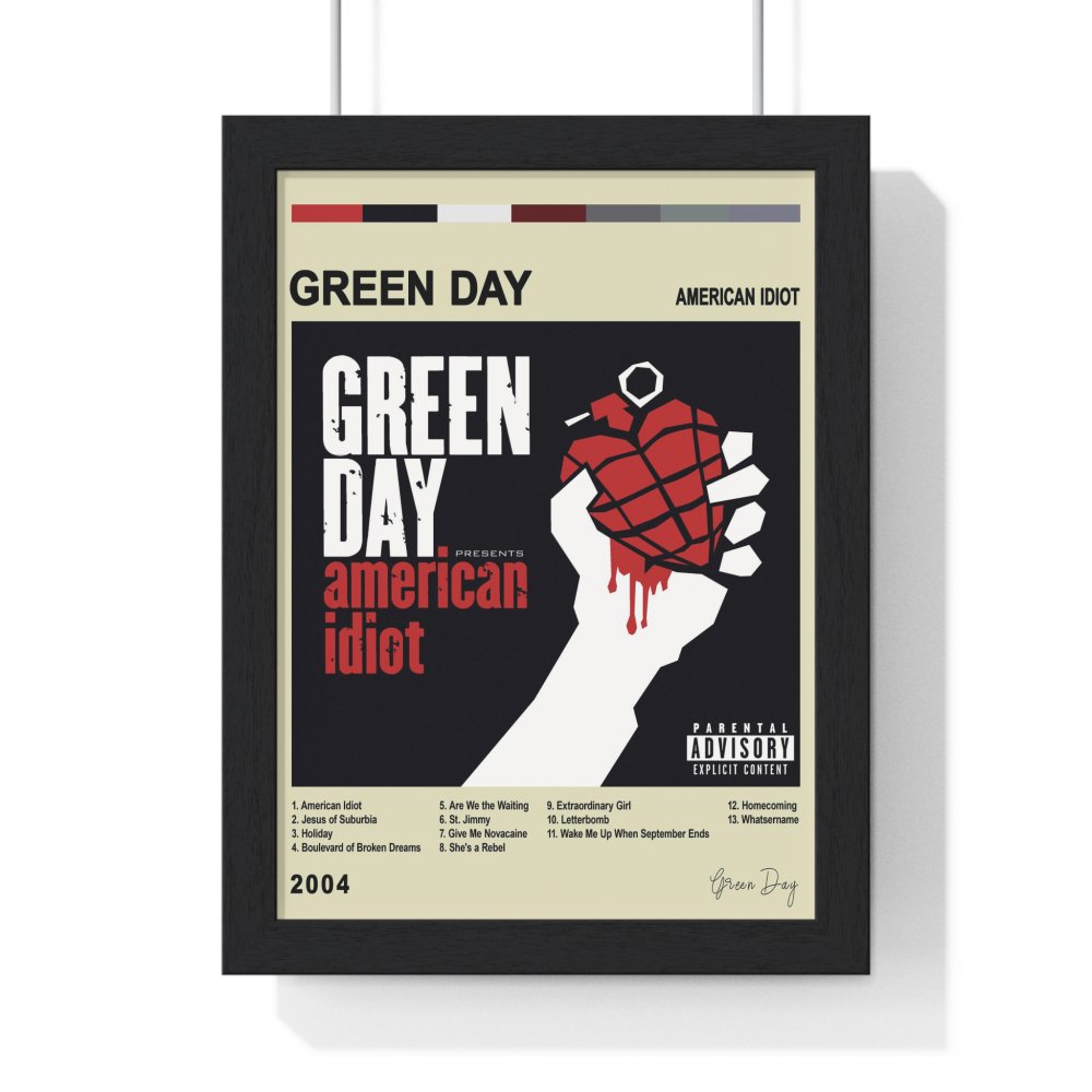 Green Day Collection Album Poster - Poster Kingz