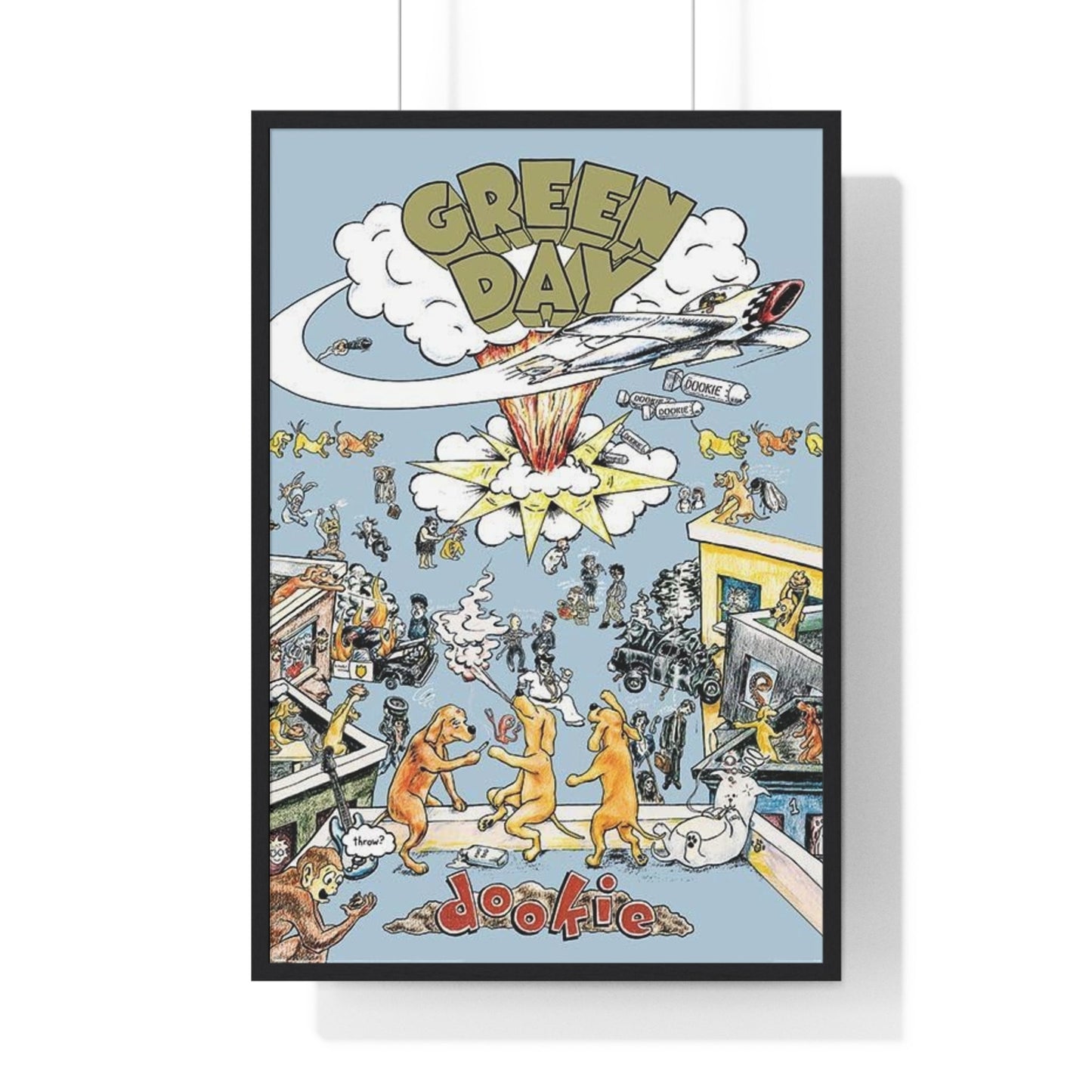 Framed Green Day Dookie Album Artwork maxi poster