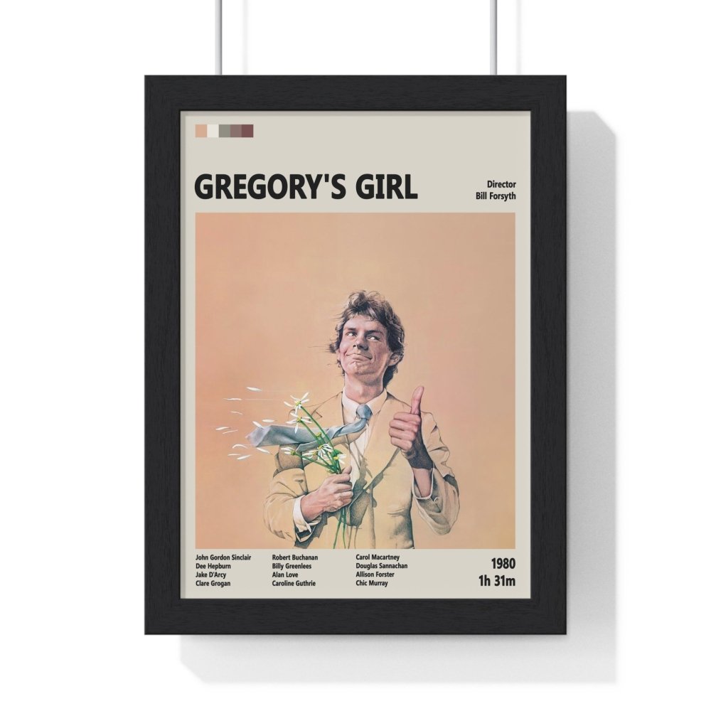 Gregory's Girl Minimalist Poster – Charming Comedy Art Print - Poster Kingz - A5 (unframed) - 