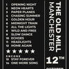 Personalised Concert Setlist Print - second design