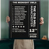 Personalised Concert Setlist Print - Lifestyle - held up in a bright room