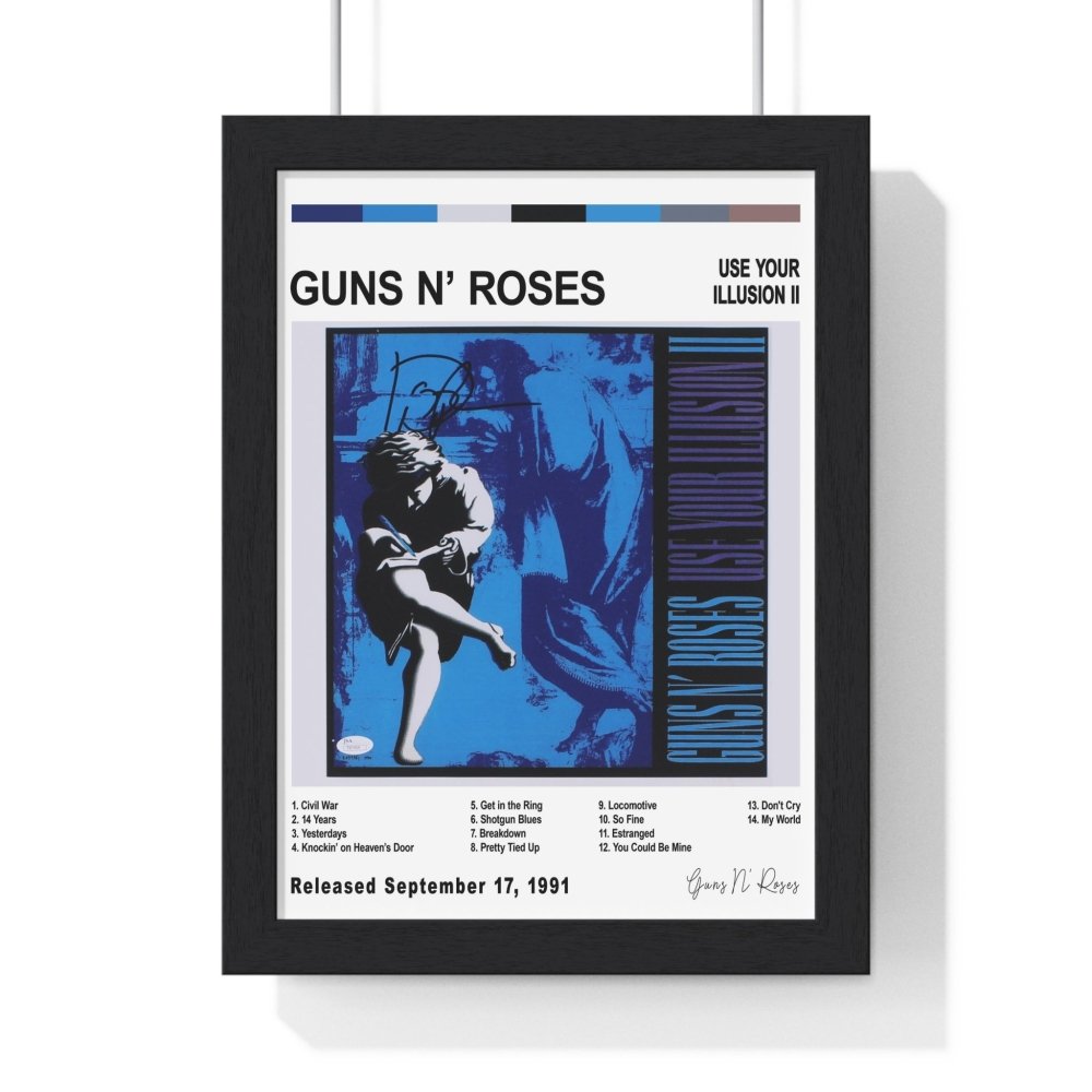 Guns n Roses - Album Posters - Poster Kingz - A5 (unframed) - White - Use Your Illusion II