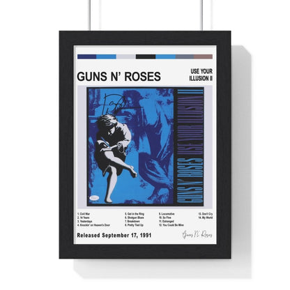 Guns n Roses - Album Posters - Poster Kingz - A5 (unframed) - White - Use Your Illusion II