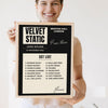 Personalised I Was There Gig Print - Lifestyle - held by a smiling woman