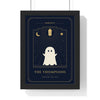 Halloween Tarot Card Print - framed midnight ghost card with a family name