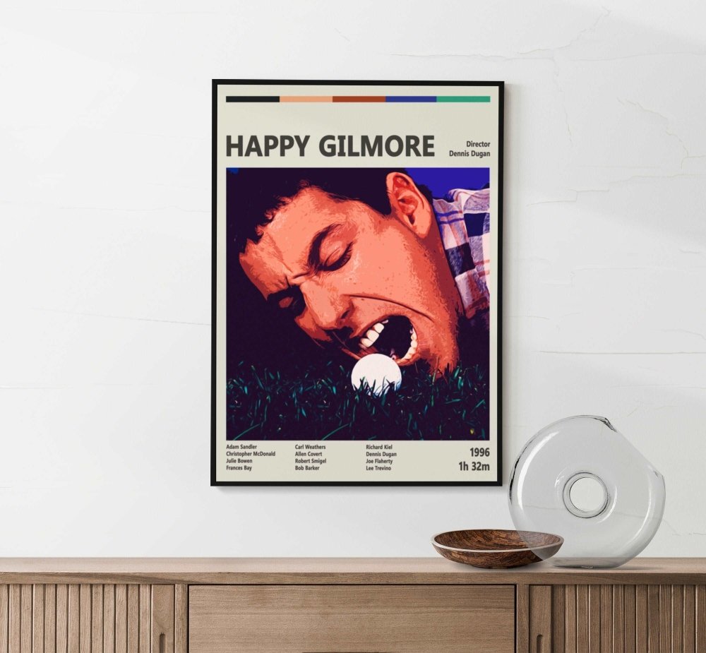 Happy Gilmore Movie Poster - Poster Kingz