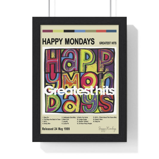 Happy Mondays - Greatest hits Album Cover Poster - Poster Kingz