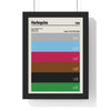 Harlequins Colour Swatch Poster Print