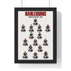 Harlequins Greatest XV print in a black frame