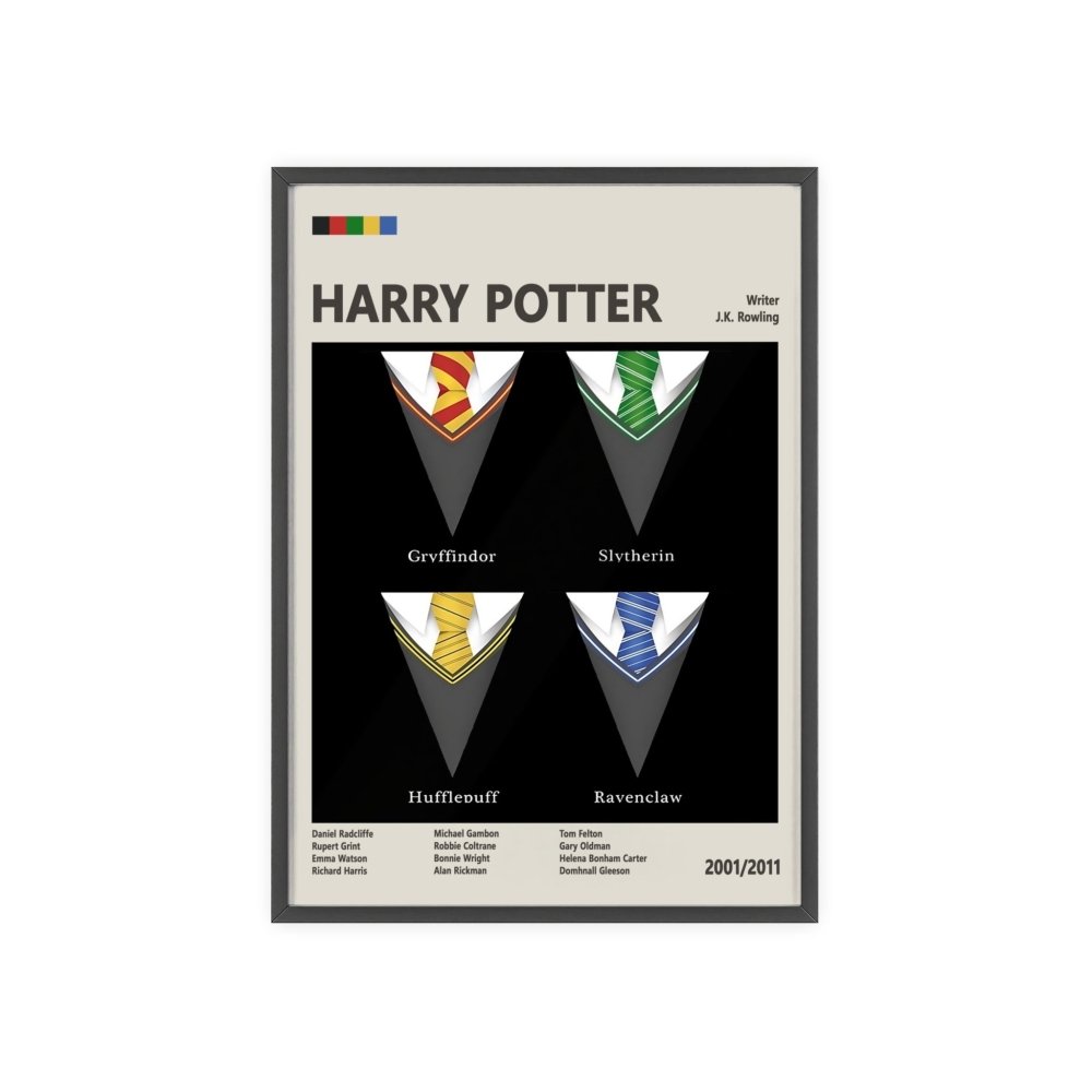 Harry Potter Minimalist Poster – Magical Art Print - Poster Kingz - A5 (unframed) - 