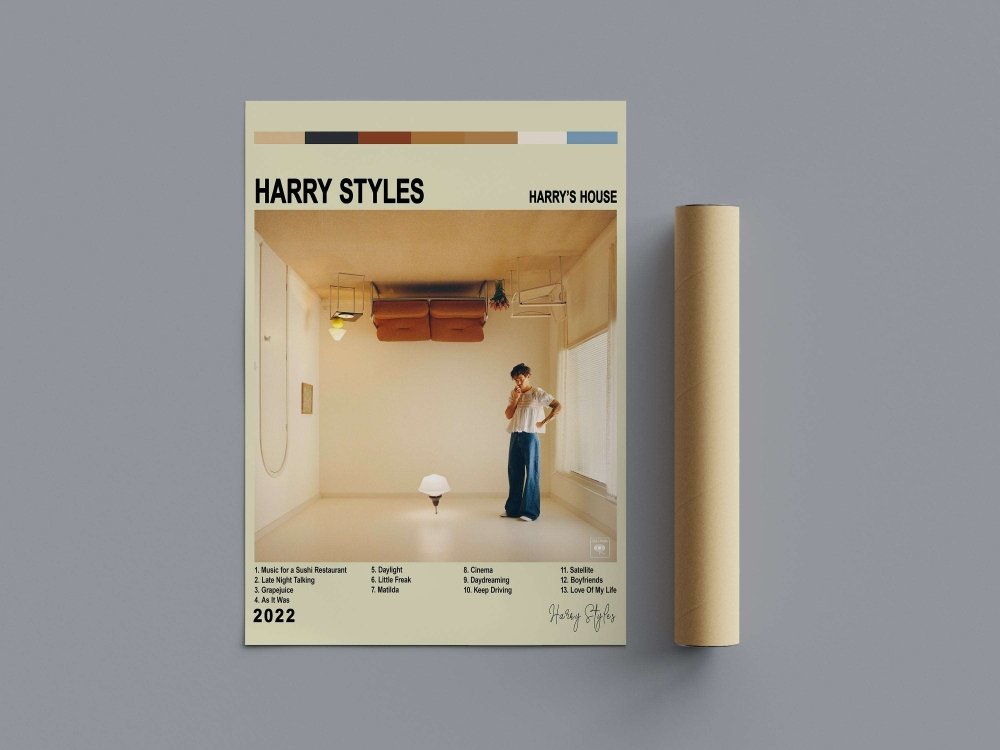 Harry Styles Album Cover Poster - Poster Kingz