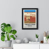 Framed Hearts Tynecastle Stadium poster