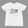 Black t-shirt with Hey Mrs Parker Quote Friday Movie /Sweatshirt close-up