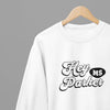 Black t-shirt with Hey Mrs Parker Quote Friday Movie /Sweatshirt front view
