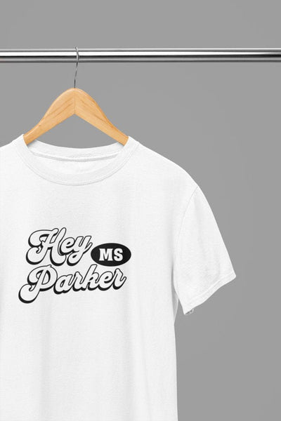 Black t-shirt with Hey Mrs Parker Quote Friday Movie /Sweatshirt