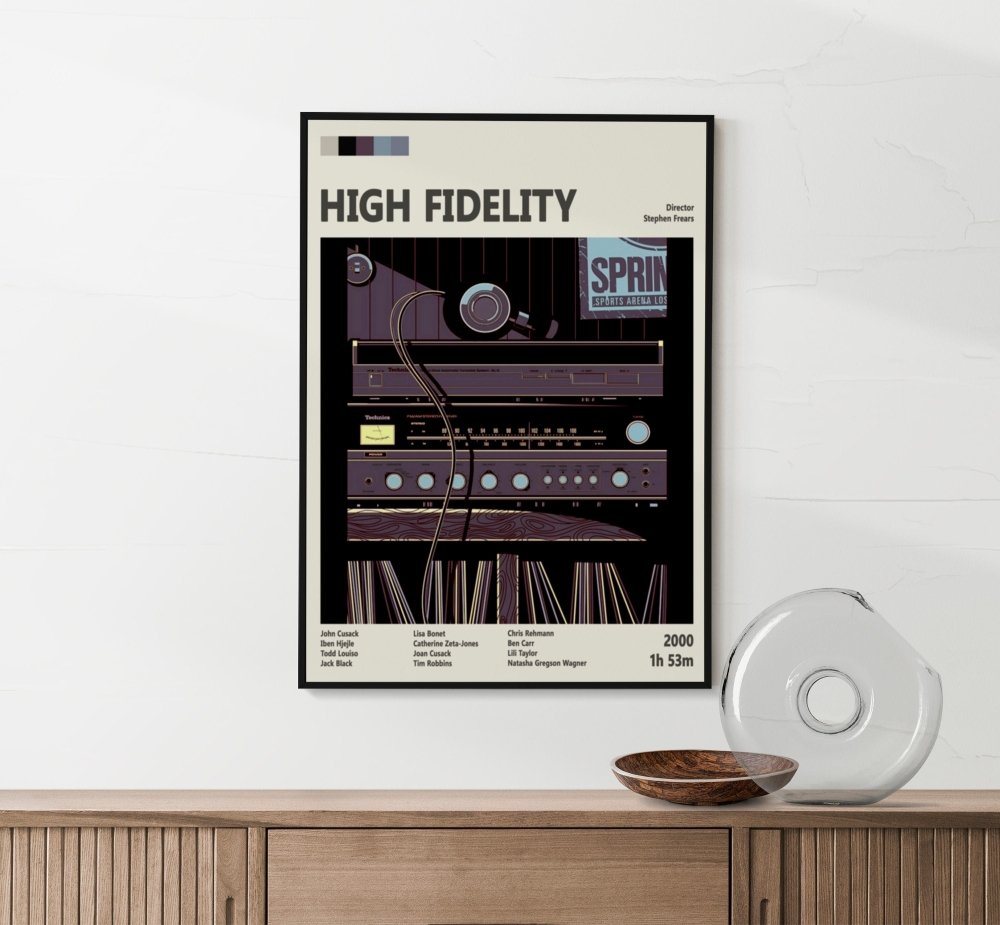 High Fidelity Info Movie Poster - Poster Kingz