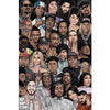 Framed Hip Hop Icons Collage maxi poster