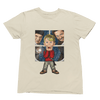 Black t-shirt with Home Alone Christmas Jumper & - Kevin McCallister Parody close-up