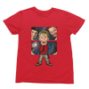 Blue t-shirt with Home Alone Christmas Jumper & - Kevin McCallister Parody