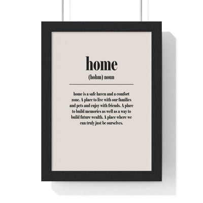 Framed Home Definition poster