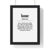 Framed Home Definition poster