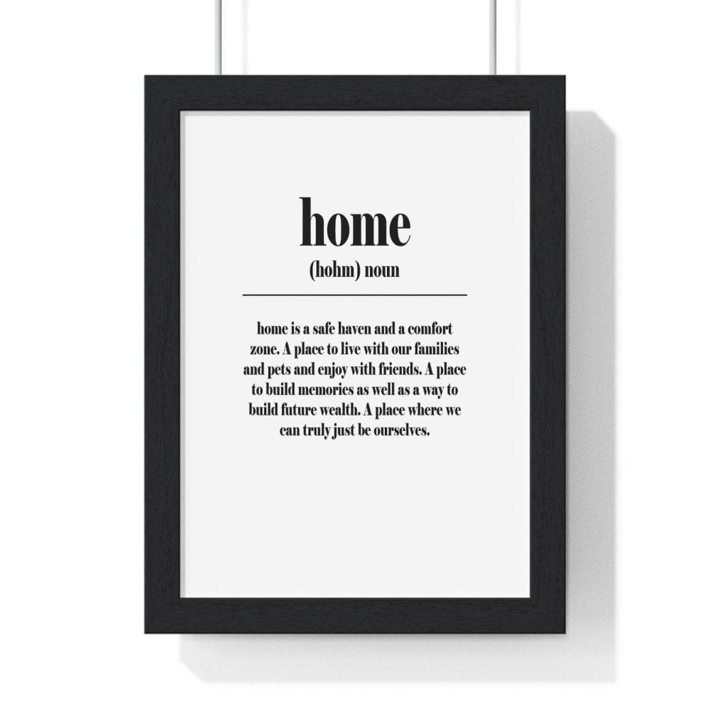 Framed Home Definition poster