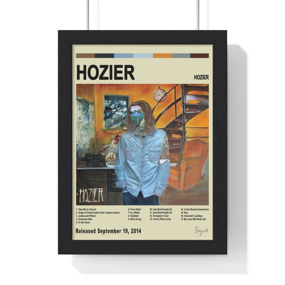 Hozier Album Cover Poster - Poster Kingz - A5 (unframed) - Vintage - 