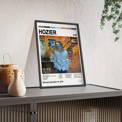 Hozier Album Cover Poster - Poster Kingz - A5 (unframed) - White - 