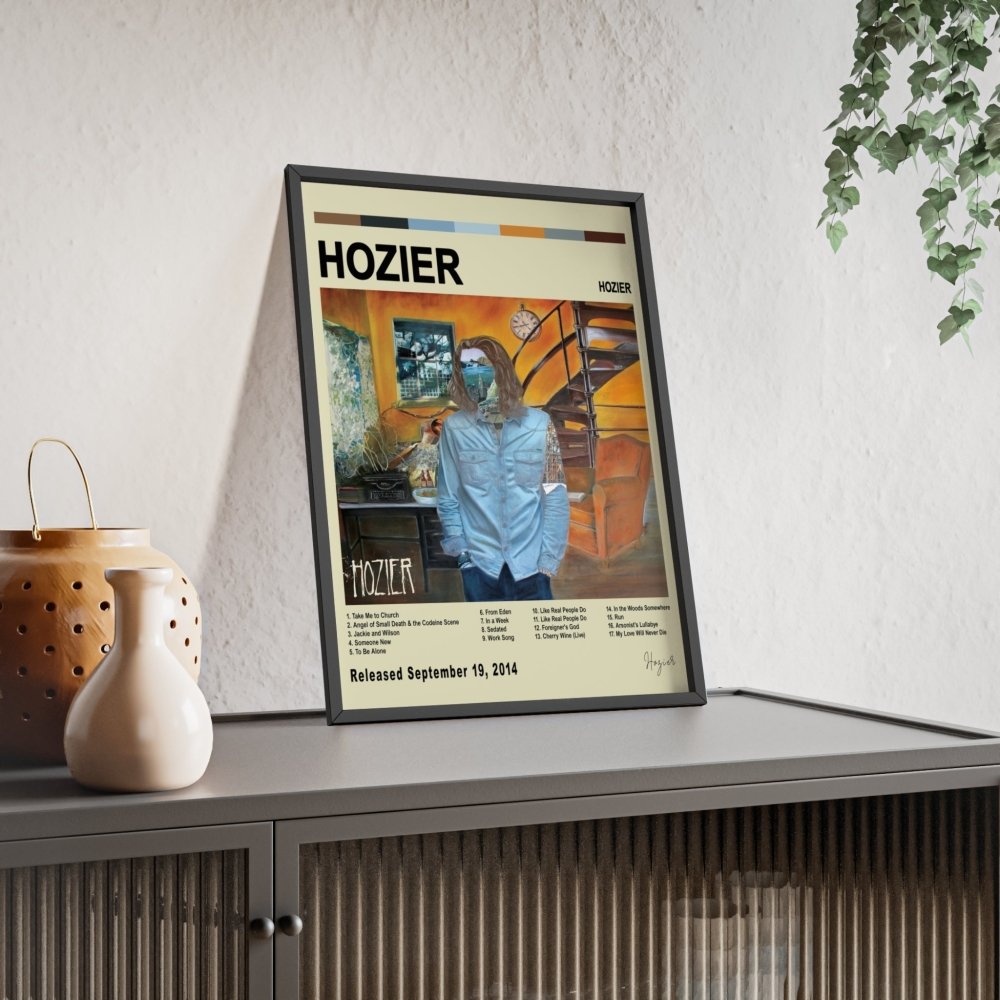 Hozier Album Cover Poster - Poster Kingz - A5 (unframed) - White - 