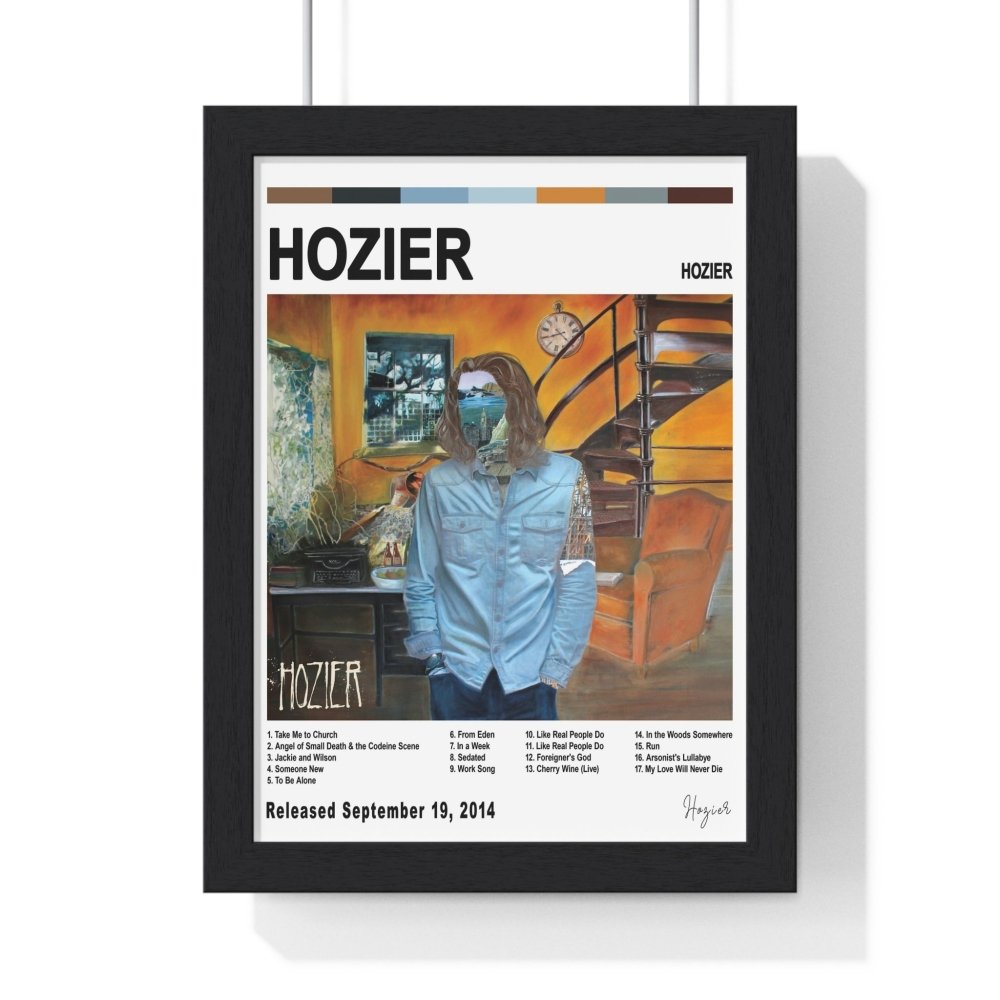 Hozier Album Cover Poster - Poster Kingz - A5 (unframed) - White - 