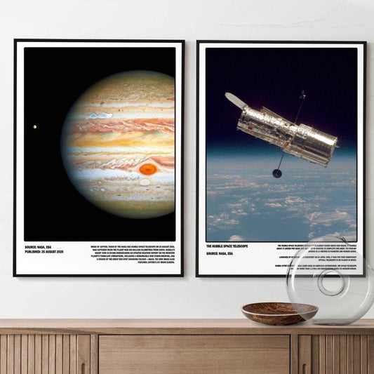 Hubble and Jupiter posters - Poster Kingz