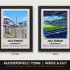 Huddersfield Town Inside & Out Stadium Set | Accu Stadium + Inside Stadium Prints