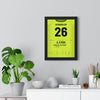 Huddersfield Town Play-Off Final 2017 Poster - Christopher Schindler 26 Winning Penalty Shirt Print framed on a living room wall