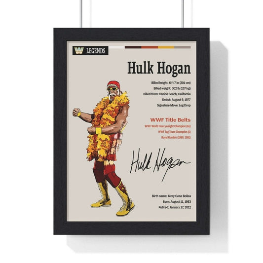 Hulk Hogan Wrestling Poster - Poster Kingz