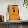 Hull City Play-Off Final 2008 Poster - Dean Windass 9 Wembley Volley framed and leaning on a sideboard