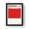 Hull Kingston Rovers Colour Swatch Poster