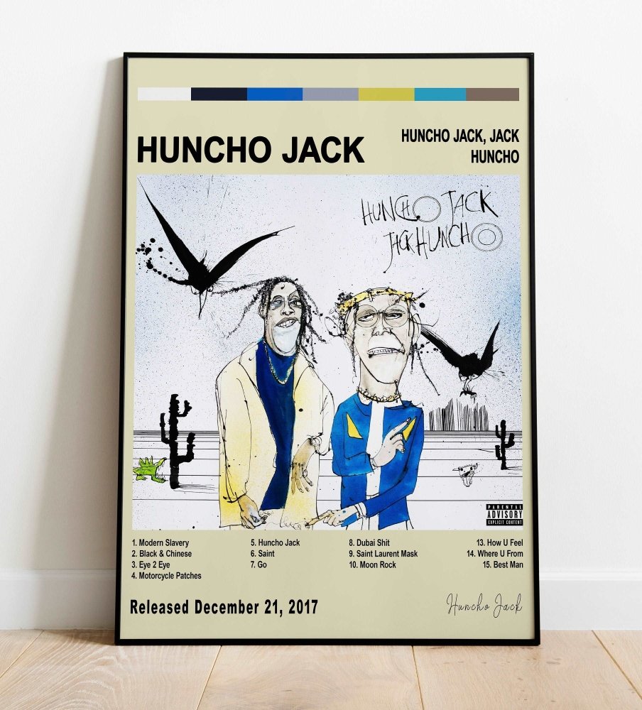 HUNCHO JACK Album Cover Wall Poster - Poster Kingz