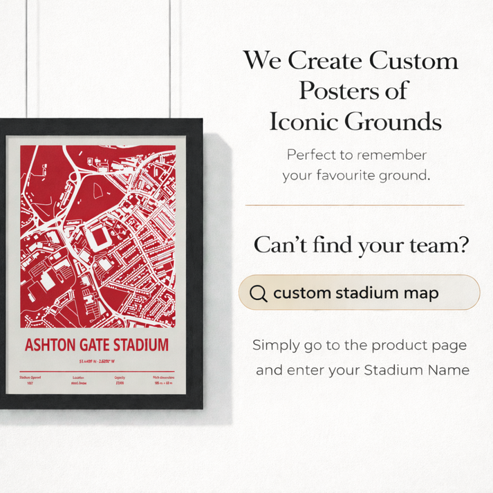 SoFi Stadium LA Rams Map Print | NFL Stadium Gift – Poster Kingz
