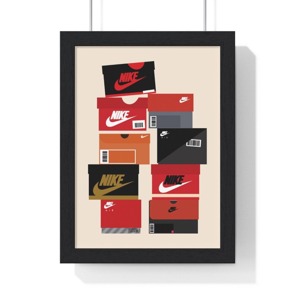 Hypebeast Poster Set of 4, Sneakerhead Retro Sneaker Prints - Poster Kingz