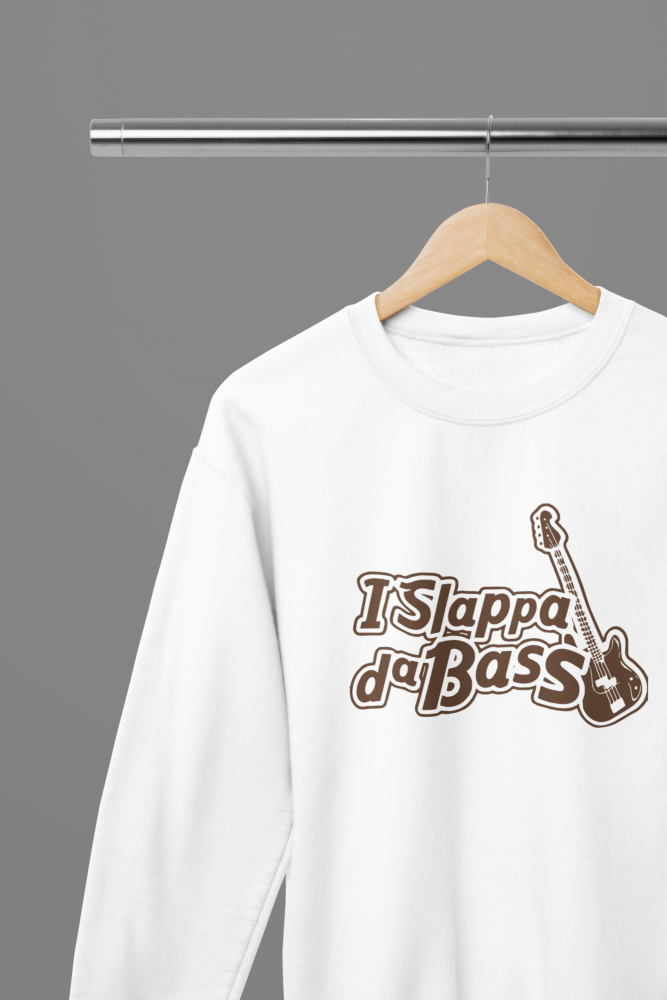 I Love You Man - I Slappa da Bass Movie T-Shirt/Sweatshirt - Poster Kingz - S - White - Sweatshirt