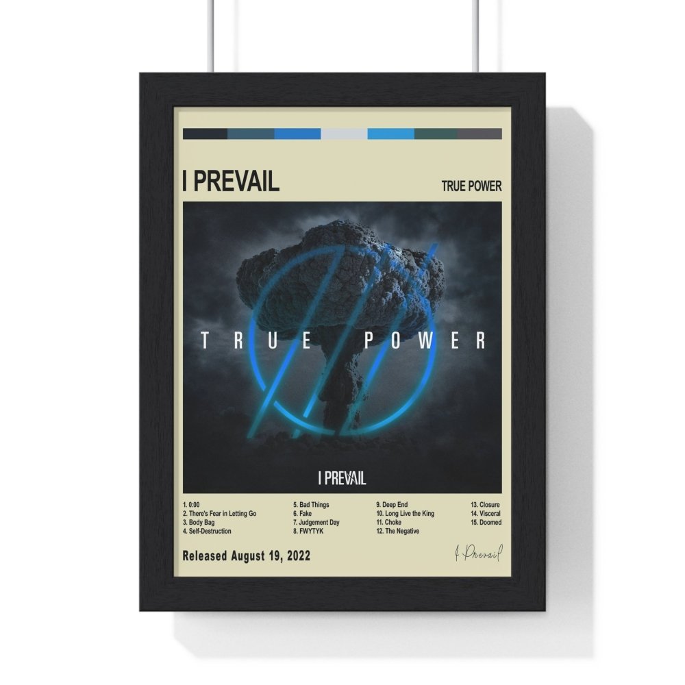 I Prevail - TRUE POWER Album Cover Poster - Poster Kingz