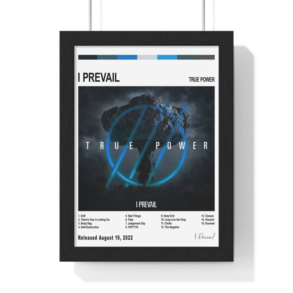 I Prevail - TRUE POWER Album Cover Poster - Poster Kingz